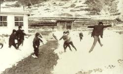 겨울-축구 하기 사진